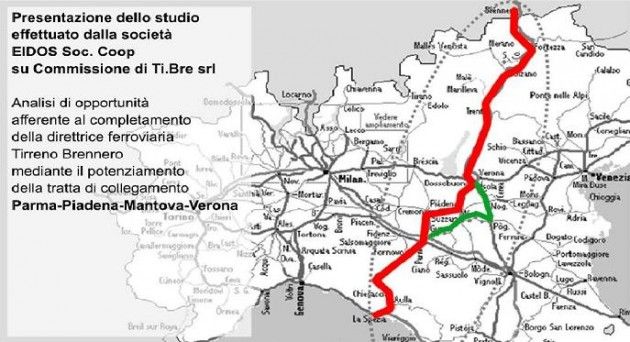 Linea ferroviaria Tirreno-Brennero, giovedì sera se ne parla a Mantova