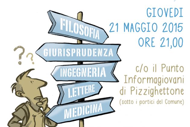 Pizzighettone.Incontro per l'orientamento universitario
