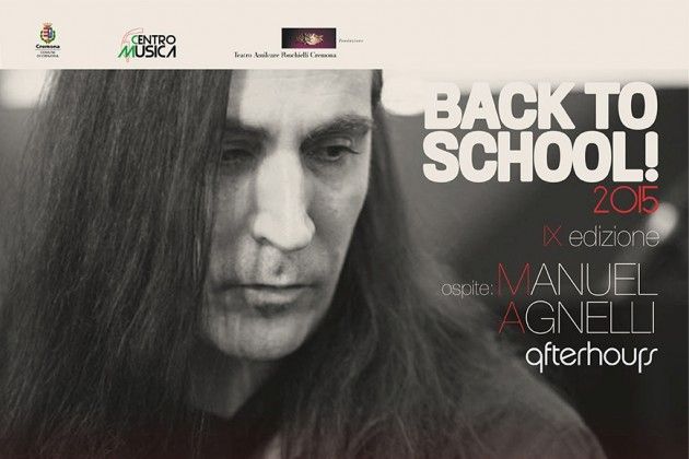 Concerto di ‘Back to School!’ al Ponchielli il 5 giugno a Cremona con Manuel Agnelli