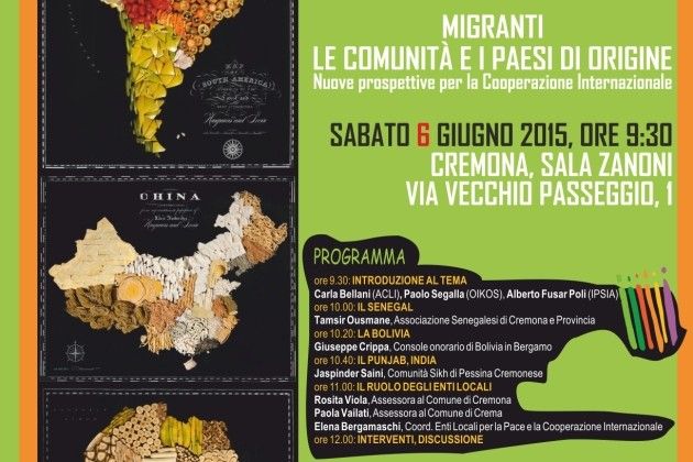Sabato a Cremona si parla di cooperazione internazionale, incontro in Sala Zanoni
