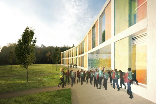 La scuola elementare in legno di Spino d’Adda prende forma