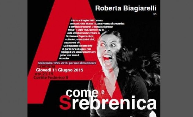 Srebrenica vent'anni dopo, uno spettacolo in cortile Federico II per non dimenticare