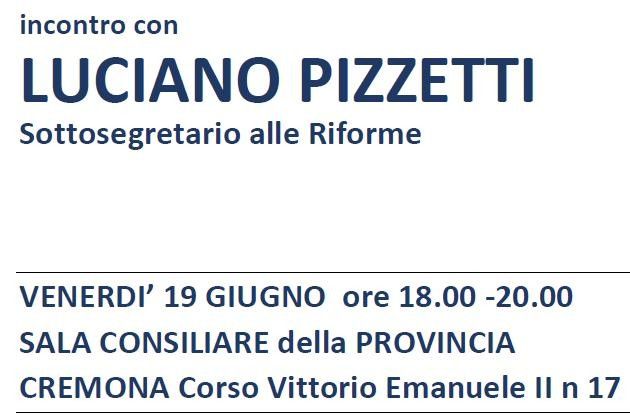Anci Lombardia e Lega delle Antonomie, a Cremona un incontro con Luciano Pizzetti