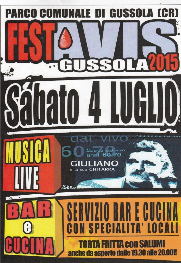 Feste in provincia di Cremona, sabato 4 luglio a Gussola FestAvis