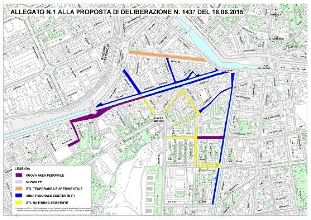 Milano. ZTL Navigli Dal 3 luglio Via Vigevano libera dalle auto nei weekend