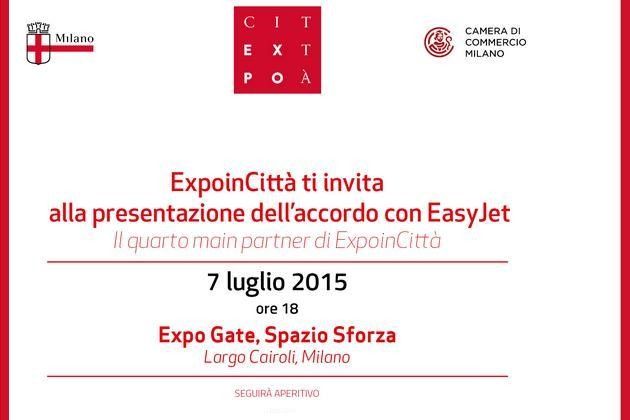 ExpoinCittà a Milano, EasyJet è il nuovo partner
