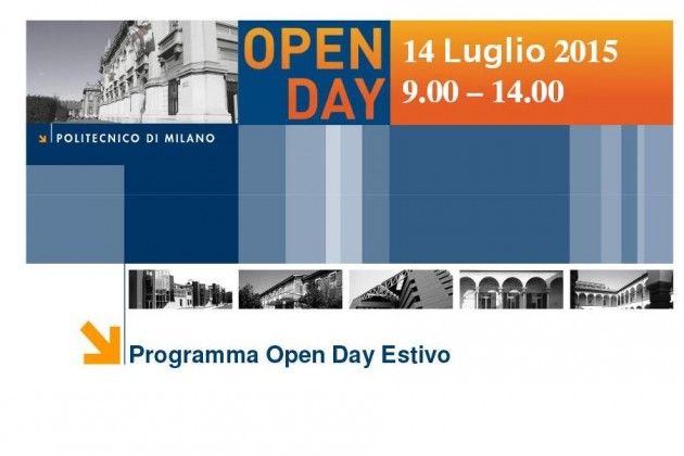 Politecnico di Cremona, martedì 14 luglio un Open Day estivo