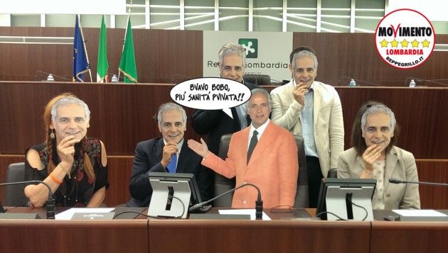 Riforma della sanità in Lombardia, i 5 Stelle sostituiscono Formigoni a Maroni