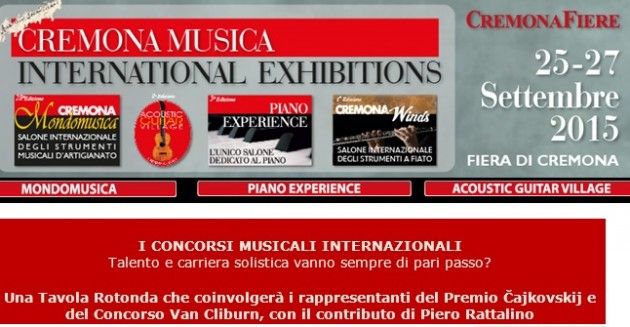Cremona Mondomusica : Tavola Rotonda I concorsi musicali internazionali