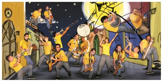 Luino Grande attesa per il concerto del 25 luglio prossimo della Magicaboola Brass Band