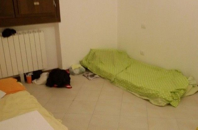 Questa mattina mi sono recato presso la struttura di accoglienza di Chieve di Franco Bordo