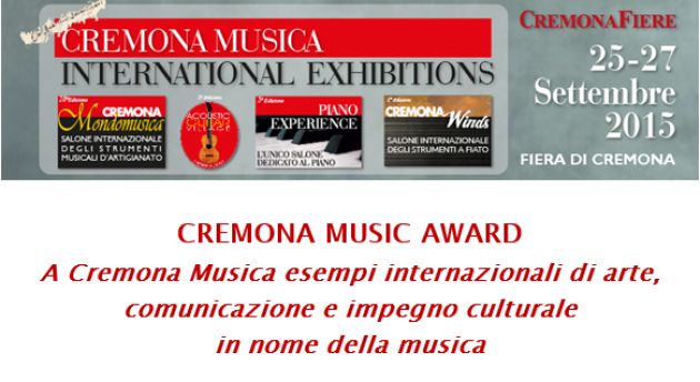 A Mondomusica CREMONA MUSIC AWARD