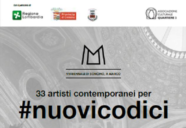 A Cremona, un inedito progetto curatoriale, 33 artisti contemporanei per #nuovicodici