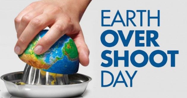13 agosto l’Overshoot Day 2015 ovvero il giorno in cui abbiamo consumato più di quanto la terra produce