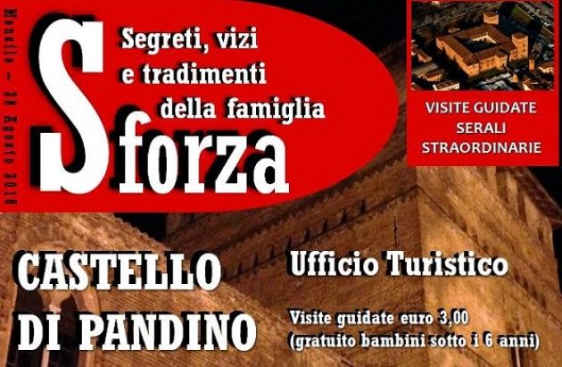 Nuova visita serale al castello visconteo di Pandino