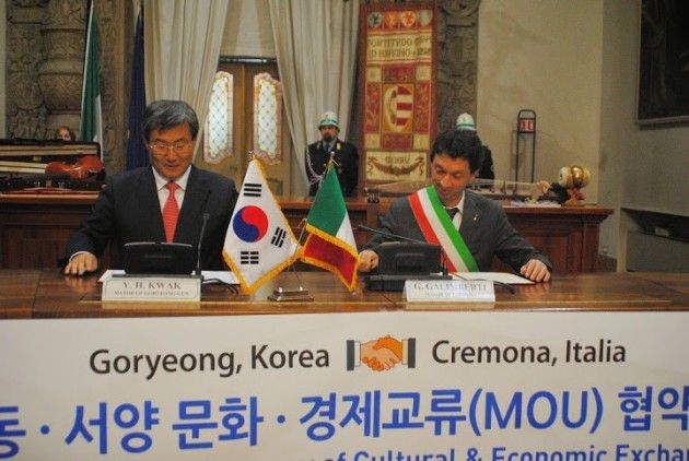 Cremona  in Corea: sindaco e delegazione cremonese al Gyeongju World Culture Expo