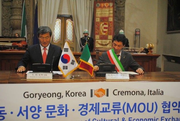 Cremona in Corea: sindaco e delegazione cremonese al Gyeongju World Culture Expo