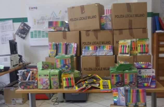 Milano, sequestrati 8.000 articoli di cancelleria contraffatti 
