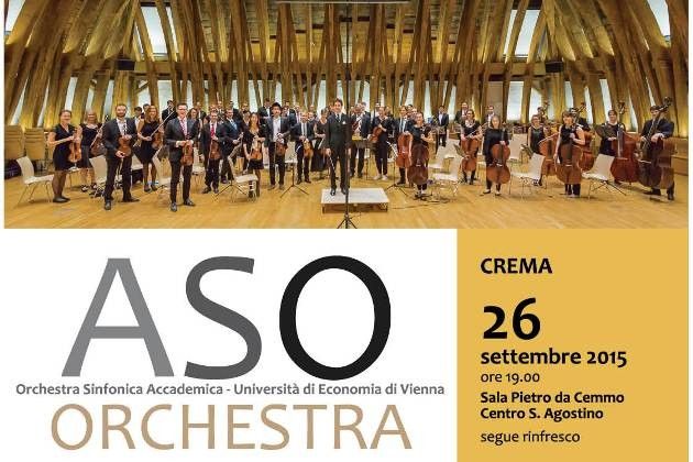 Cremona Summer Festival, sabato a Crema l’Orchestra dell’Università di Vienna
