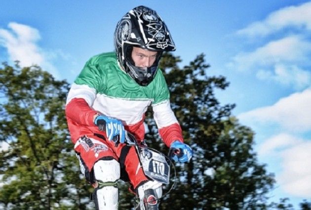 BMX  L'EUROSCIORTINO....Ottima prestazione in campo internazionale per il corridore biancorosso del parco PO.