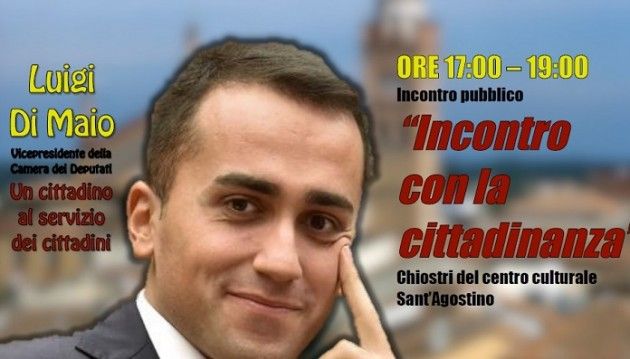Sabato 3 ottobre Luigi Di Maio a Crema