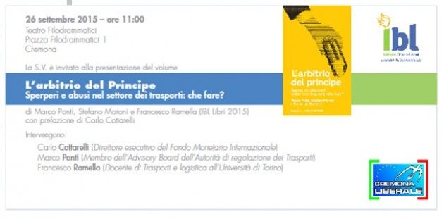 Carlo Cottarelli a Cremona alla presentazione del libro L'albero del Principe