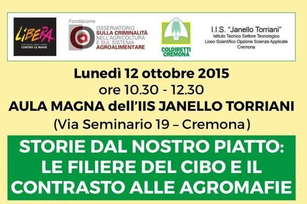 Lunedì Gian Carlo Caselli a Cremona, si parla di agromafie con le scuole superiori
