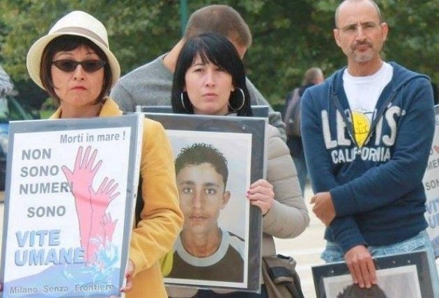 Pianeta migranti.  I desaparecidos del Mediterraneo. Presidi a Milano