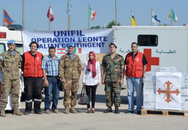 Italia-Libano, donati all'ospedale militare di Beirut 216 kit di pronto soccorso medico