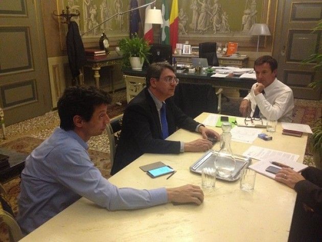 Galimberti con i sindaci della Lombardia Orientale a Bergamo