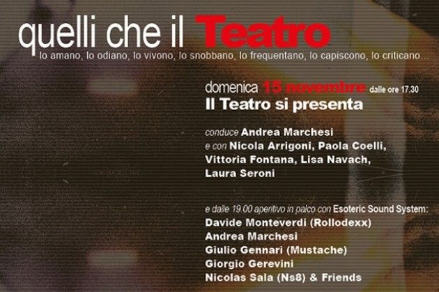 Domenica a Cremona ‘Quelli che il teatro’ per conoscere gli eventi del Ponchielli