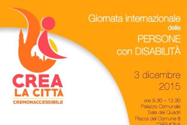 Giornata internazionale delle Persone con Disabilità, a Cremona tante iniziative