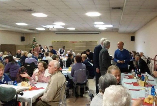 Stefania Bonaldi partecipa al  Pranzo presso la RSA di via Zurla a Crema