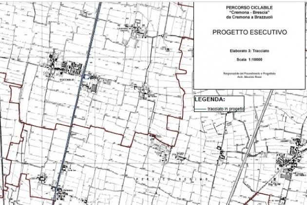 Percorso Ciclabile ‘Cremona-Brescia’ Al via il tratto fino a Brazzuoli