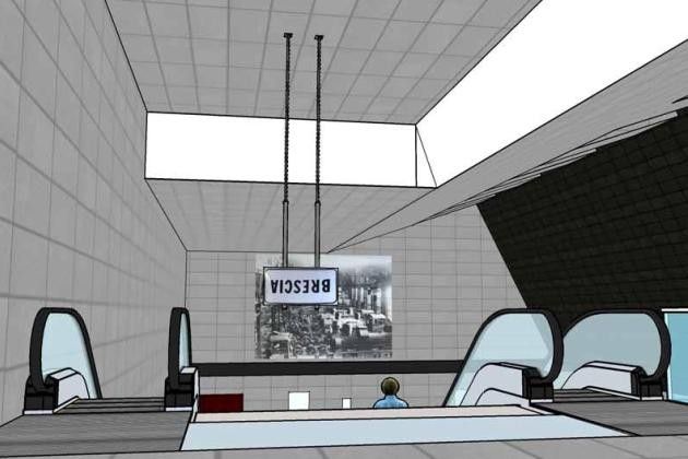 A Brescia l’arte va in metropolitana, Marcello Maloberti per la fermata Stazione
