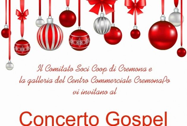 Concerto di Natale Gospel all’IperCoop di Cremona