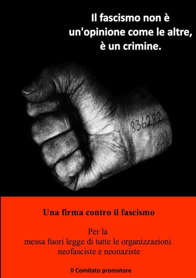 Metti una Firma contro il Fascismo 