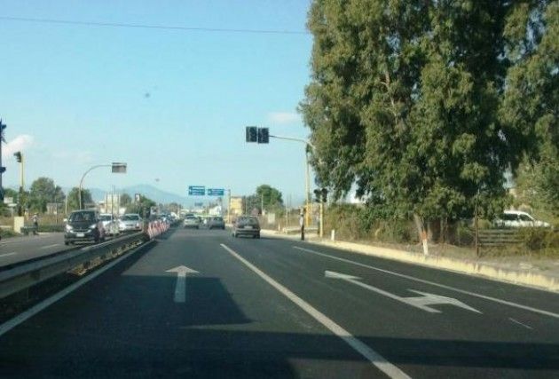 Allargamento dell'incrocio con la S.C. per Castelnuovo Gherardi