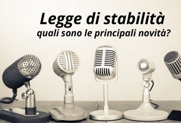 La legge di Stabilità del 2016, ottenuto il via libera del parlamento, è alla firma di Mattarella.
