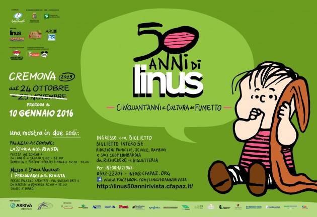 Mostra dedicata a ‘Linus’ a Cremona, domenica ultimo giorno per visitarla