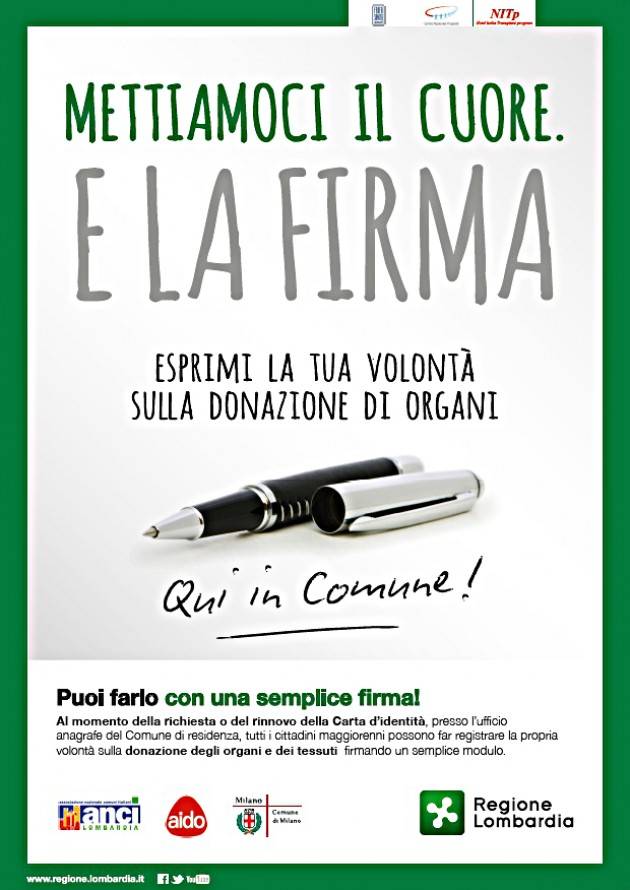 Milano - Sì alla donazione di organi