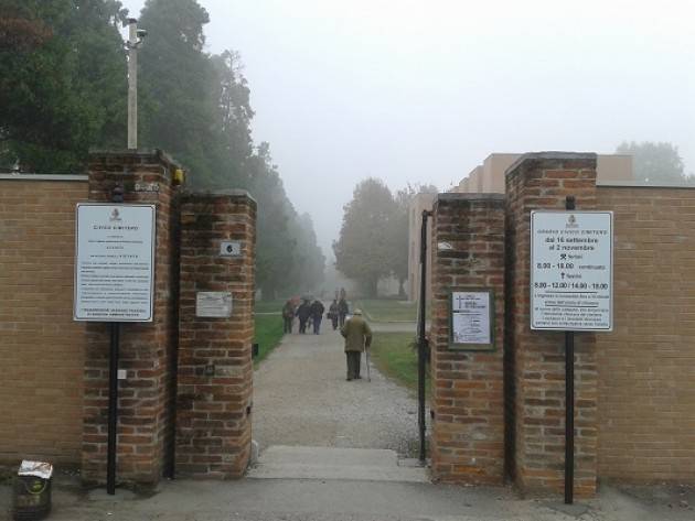 Cremona Esumazioni nel campo 10 Cominceranno da marzo