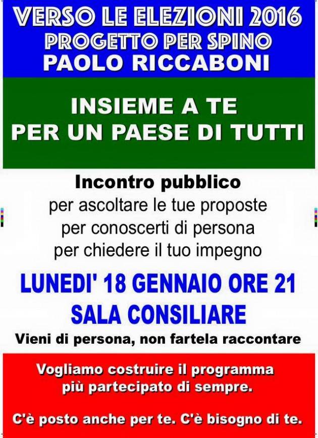 Spino d'Adda - Verso le elezioni 2016