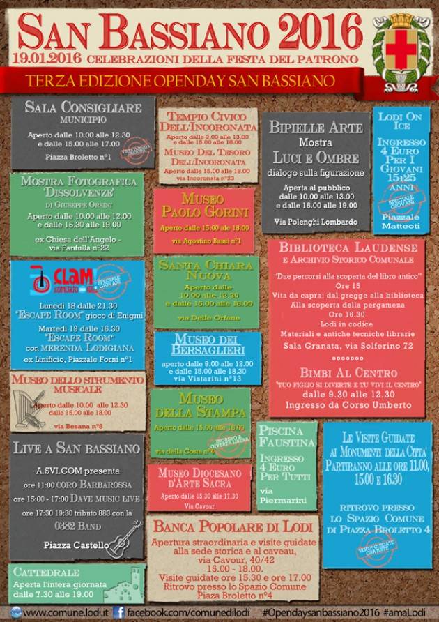 Lodi -  'Open day' per San Bassiano