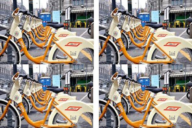 Milano e la campagna 'Bike the Nobel'