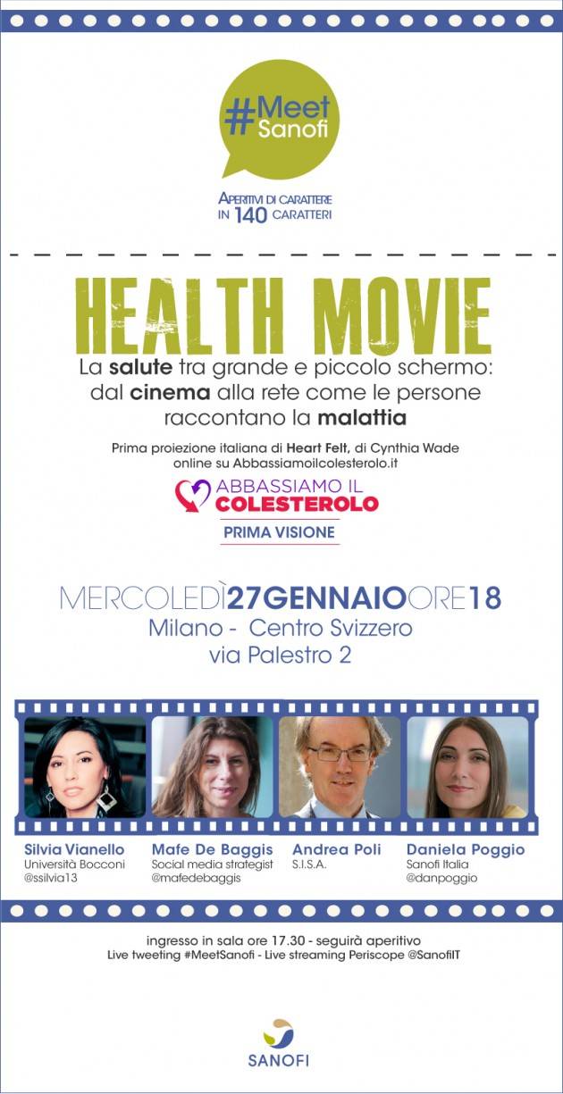 Legame sempre più stretto tra cinematografia e salute