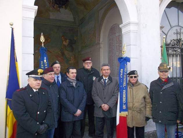 Commemorazione dei soldati romeni caduti nella Grande Guerra e sepolti a Pizzighettone