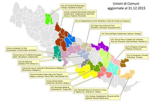 Provincia di Cremona, nuova analisi della situazione delle Unioni dei Comuni