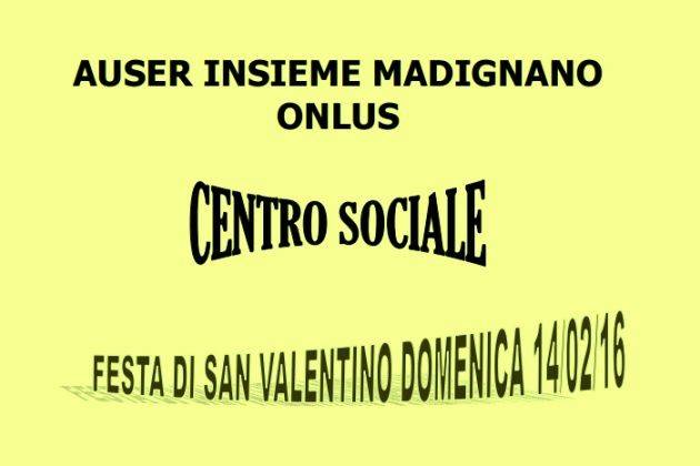 Auser Insieme Madignano (Cremona), domenica 14 si danza per San Valentino