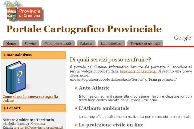 Provincia di Cremona, via al nuovo Portale Cartografico e al Geoportale Catastale